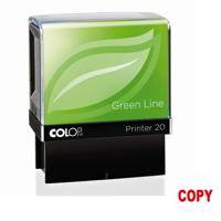 COLOP P20 GREEN LINE WORD STAMP COPY