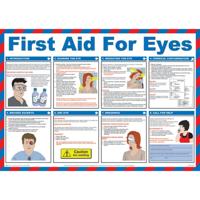 FIRST AID FOR EYES POSTER 590X420