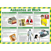 ASBESTOS AT WORK POSTER 590X420