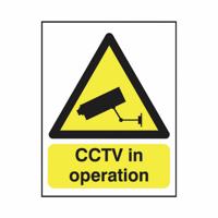 CCTV IN OPERATION SIGN A5 PVC