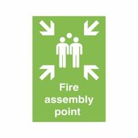 FIRE ASSEMBLY POINT 400X600 PVC