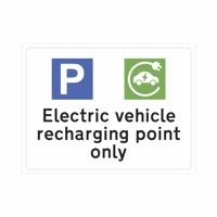 EV RECHARGING POINT SIGN 400X300 RPVC