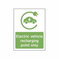 EV RECHARGING POINT SIGN 300X400 RPVC