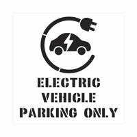 ELECTRIC VEHICLE PARKING STENCIL 1000MM