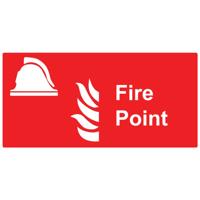 FIRE POINT SIGN 200X100MM SAV