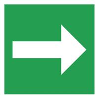 FIRST AID ARROW SIGN 100X100MM SAV
