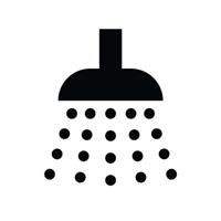 ALUM LOOK SHOWER SIGN 100MM