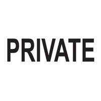 ALUM LOOK PRIVATE SIGN 100MM
