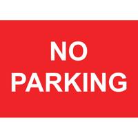 NO PARKING SIGN A4 SAV