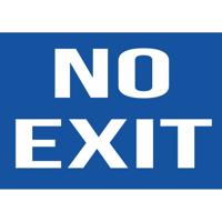 NO EXIT SIGN A4 SAV