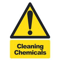 CLEANING CHEMICALS SIGN A5 SAV