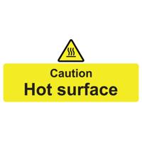 HOT SURFACE SIGN 220X110MM SAV