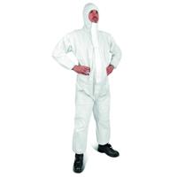 BEESWIFT DISPOSABLE COVERALL WHT MED