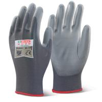 PU COATED GLOVE SMALL GREY PUGGYS