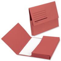 HALF FLAP DOCUMENT WALLET FC RED 285G