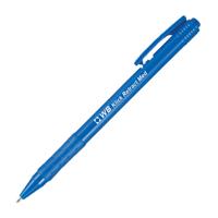 RETRACTABLE BALL POINT PEN BLU (12)