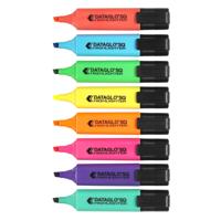 SQUARE HIGHLIGHTER PEN ASSORTED (8)