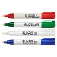 CHALK MARKER PEN ASST (4)