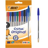 BIC CRISTAL ORIG PEN MED ASST (10)516354
