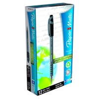 PAPER MATE FLEXGRIP PEN MED BLK