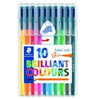STAEDTLER TRIPLUS COLOR PEN ASST (10)