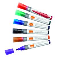 NOBO LIQUID INK DRYMARKER BULLET ASST(6)