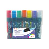 PENTEL CHALK MARKERS JUMBO ASST (7)