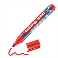 EDDING 360 DRYWIPE MARKER RED (10)
