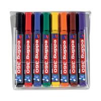 EDDING 360 DRYWIPE MARKER ASST (8)
