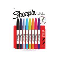 SHARPIE TWIN TIP MARKER ASST (8)