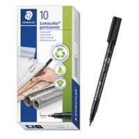 STAEDTLER Lumocolor Pen Permanent Fine 0.6mm Black 318-9