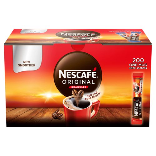 Coffee Nescafe Original Instant Coffee Sticks 1.8g (Pack 200)