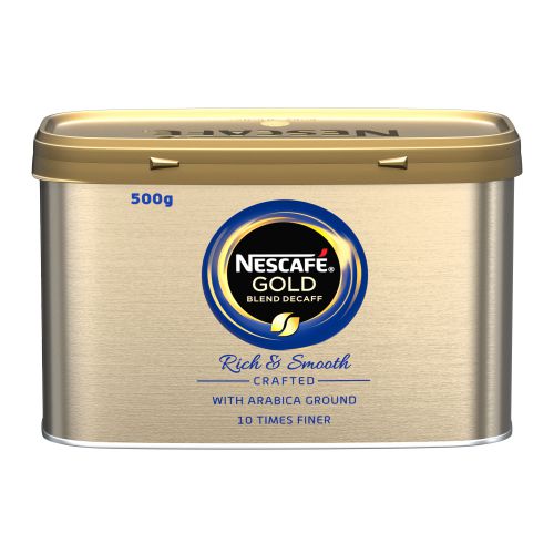 Nescafe Gold Blend Decaffeinated Instant Coffee Granules (Pack 500g) 12452766