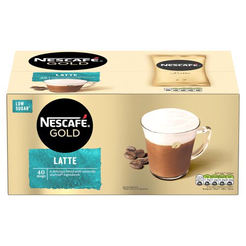 Coffee Nescafe Gold Latte Instant Coffee Sachets (Pack 40) 12405013