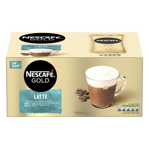 Nescafe+Gold+Latte+Instant+Coffee+Sachets+%28Pack+40%29+-+12405013