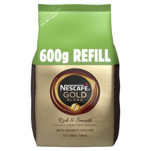 Nescafe+Gold+Blend+Instant+Coffee+Refill+%28Pack+600g%29+-+12339283