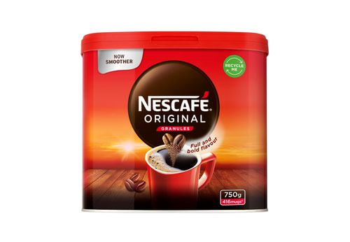 Coffee Nescafe Original Instant Coffee 750g (Pack 6)