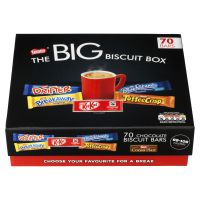Nestle Big Chocolate Box Five Assorted Biscuit Bars Ref 12391006 [Pack 71]
