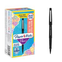 Paper Mate Flair Fibre Tip Pen Medium Point 0.7mm Black (Pack 36) 2077174