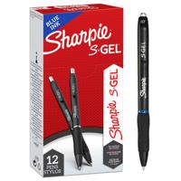 Sharpie S-Gel Rollerball Pen 0.7mm Line Blue (Pack 12) 2136600