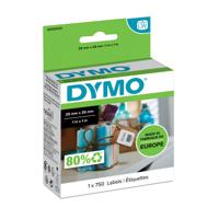 Dymo LabelWriter Multipurpose Label 25x25mm 500 Labels Per Roll White - S0929120