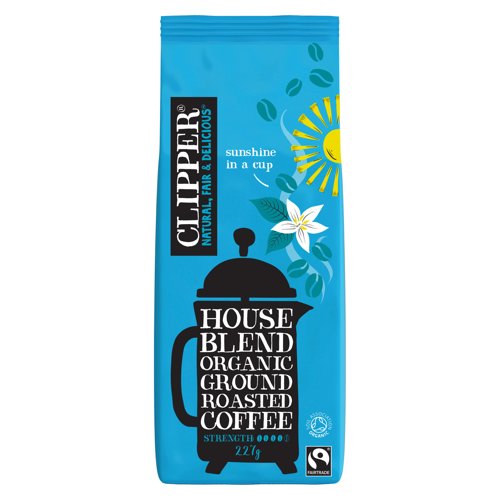 Clipper Fairtrade Organic House Blend 227g Clipper Fairtrade Organic House Blend 227g