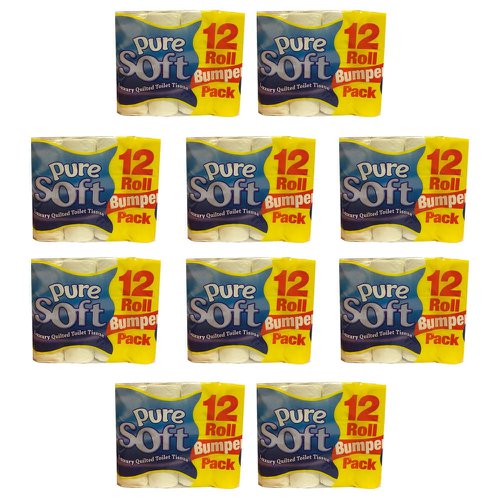 2ply+WashRoom+Roll+LuxuryQuilted+ToiletTissue+24Mx102mm+White+pk_12.rolls+PureSoft+%233109+