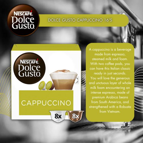 Dolce Gusto Cappuccino 16's Dolce Gusto Cappuccino 16's