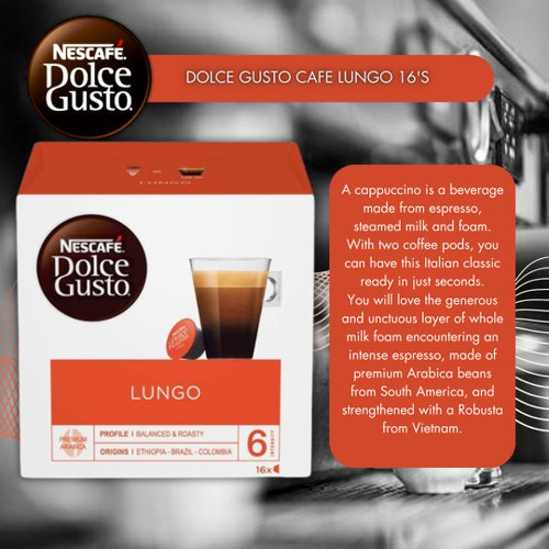Dolce Gusto Cafe Lungo 16's Dolce Gusto Cafe Lungo 16's