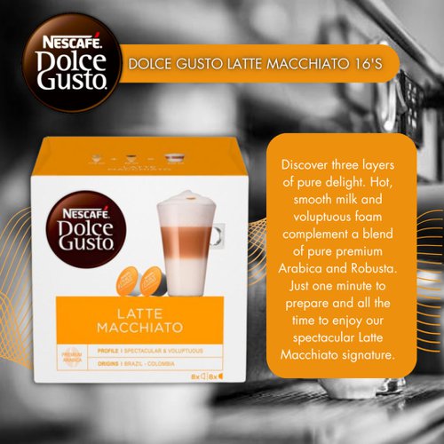 Dolce Gusto Latte Macchiato 16's Dolce Gusto Latte Macchiato 16's