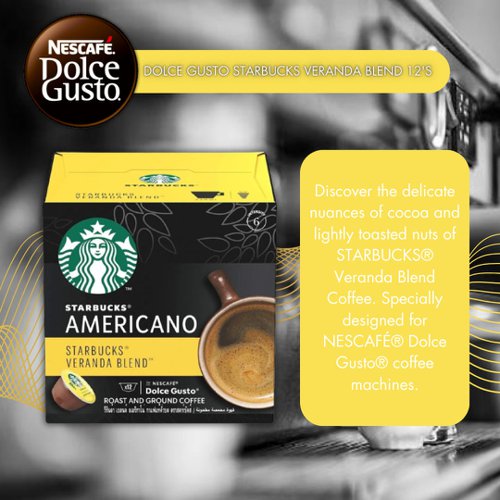 Dolce Gusto Starbucks Veranda Blend 12's Dolce Gusto Starbucks Veranda Blend 12's