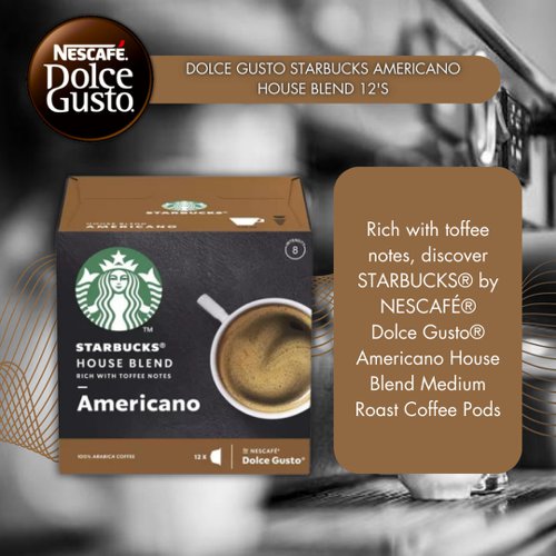 Dolce Gusto Starbucks Americano House Blend 12's Dolce Gusto Starbucks Americano House Blend 12's