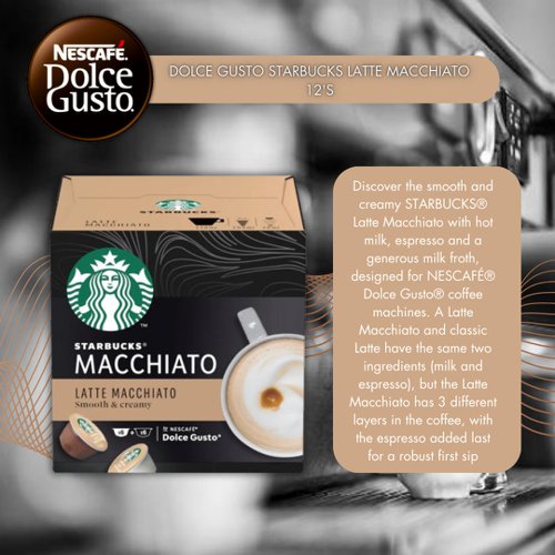 Dolce Gusto Starbucks Latte Macchiato 12's Dolce Gusto Starbucks Latte Macchiato 12's