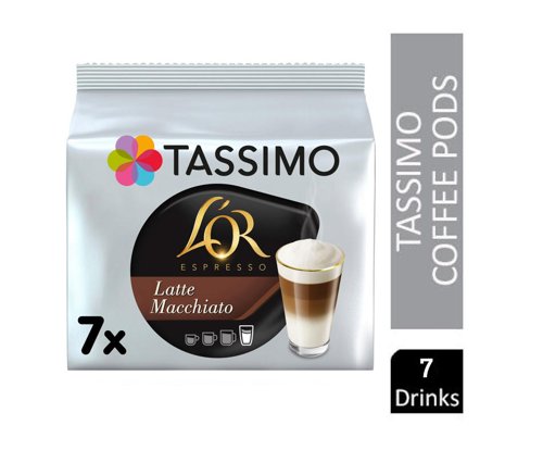 Tassimo L'Or Latte Macchiato 14 Pods (7 Drinks) Tassimo L'Or Latte Macchiato 14 Pods (7 Drinks)